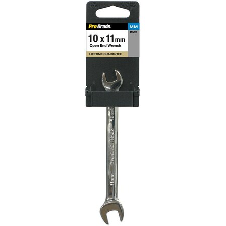 Pro-Grade Tools 10 X 11Mm Open End Wrench 11502